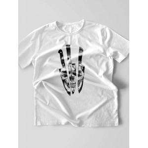 Tricou Cuțite și craniu